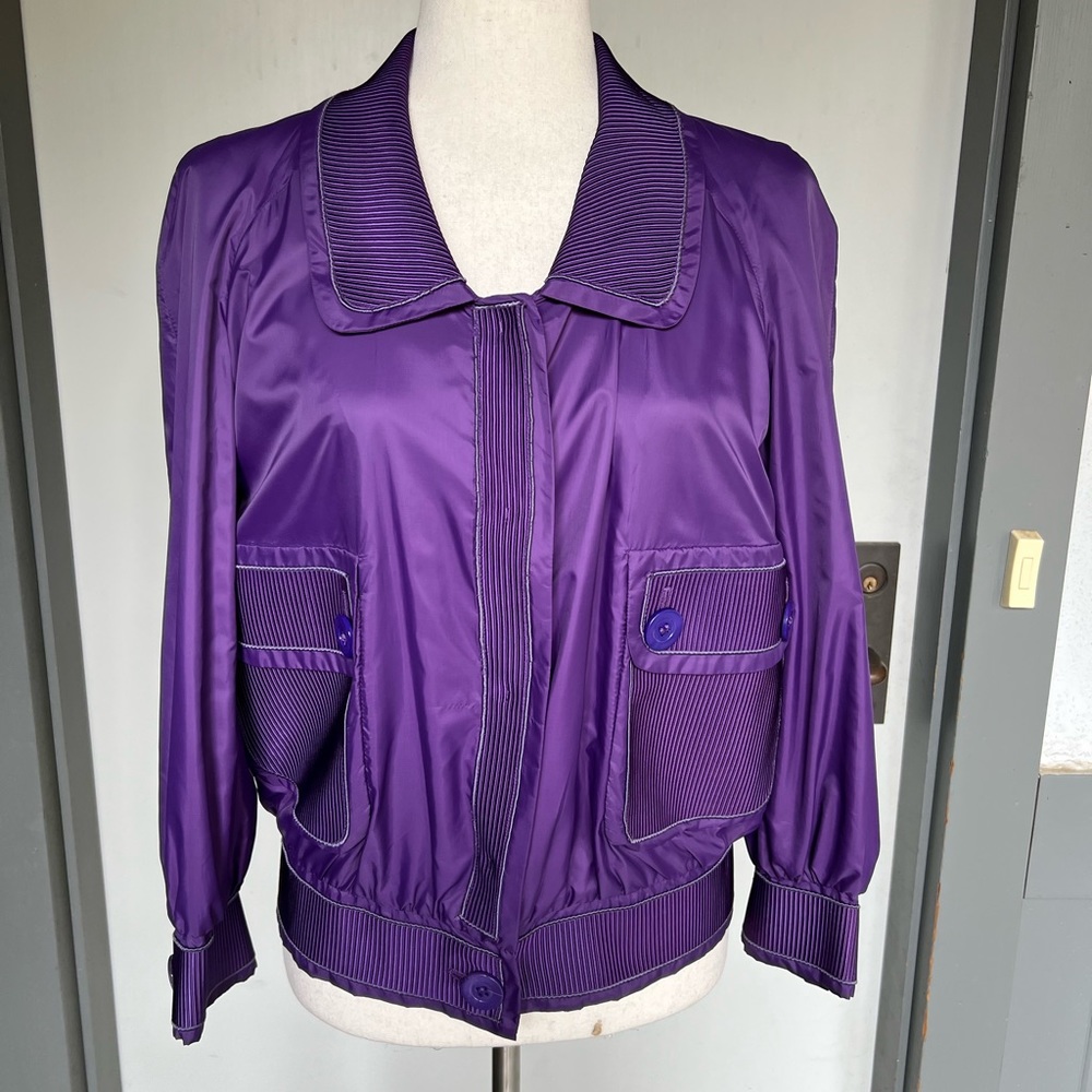 Valentino Jacket ~ 🆕🌹🌹 Size 44 ~ Purple!!